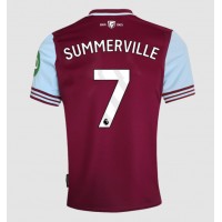 Stroje piłkarskie West Ham United Crysencio Summerville #7 Koszulka Podstawowej 2024-25 Krótki Rękaw